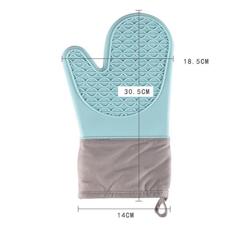 Praktische Ovenwanten Hittebestendige, Siliconen Ovenwanten, 2Pcs Waterdichte Flexibele, keuken Oven Handschoenen Voor Koken Bakken