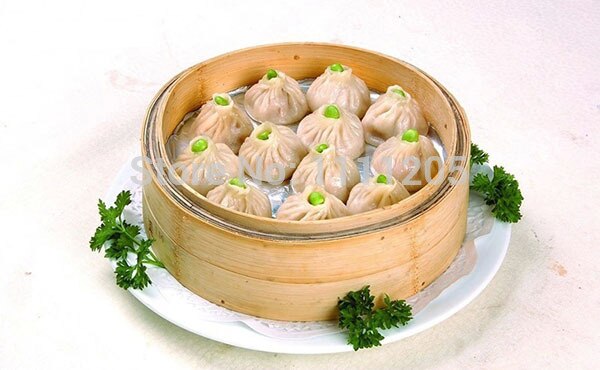 Bambus dampkoger kurv 7.9 tommer gestoomde dumplings ris dim sum vegetabilsk dampende kogegryde værktøj vaporera bambu cuit vapeur