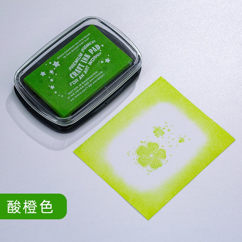 COO NOTE ink pad oil planner scrapbooking silicone stamp DIY diary greeting card Wood Paper Craft: H