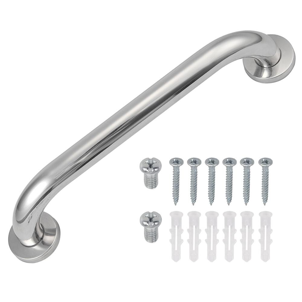 Neoteck Stainless Steel Anti-Slip Shower Bath Grab Bar Wall Grip Handle Towel Rail 30cm for bathroom Safety Rail Grab Bar