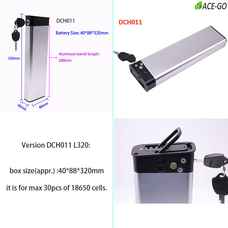 Opvouwbare Elektrische Fiets Batterij Doos DCH-003 DCH-006 DCH006 DCH-014 DCH011 DCH-015 Vouwen Ebike Batterij Lege Case Shell 36 48V