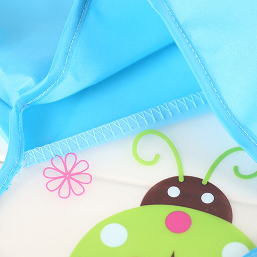 Baby Boy Bibs Waterproof Long Sleeve Feeding Bib Apron Pocket Girl Bibs Kids Burp Cloth Feeding Bib Child Apron Smock