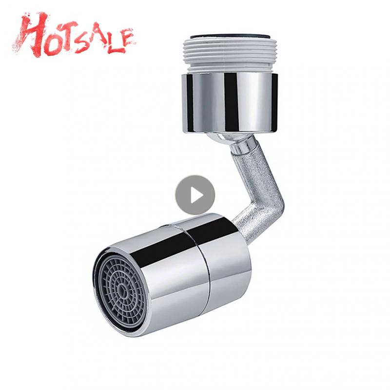 Universal Kitchen Plastic 720° Rotatable Splash Filter Faucet Sprayer Head Flexible Bathroom Tap Extender Adapter Foam Nozzle