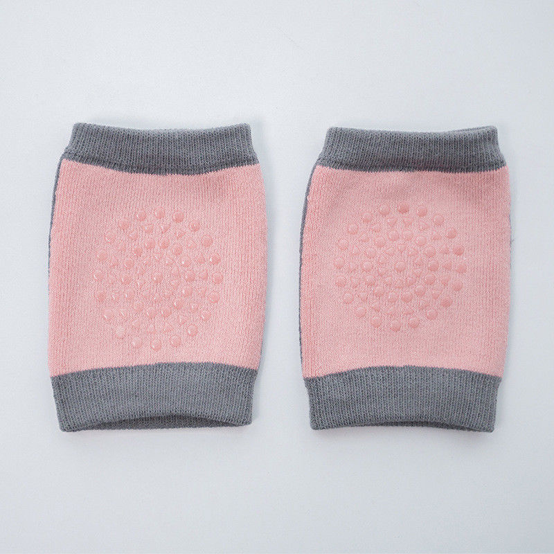 Neue Winter Baumwolle Bein Warme Baby Krabbeln Knie Pads Sicherheit Anti-Unterhose gehen Bein Ellenbogen Schutz: Rosa
