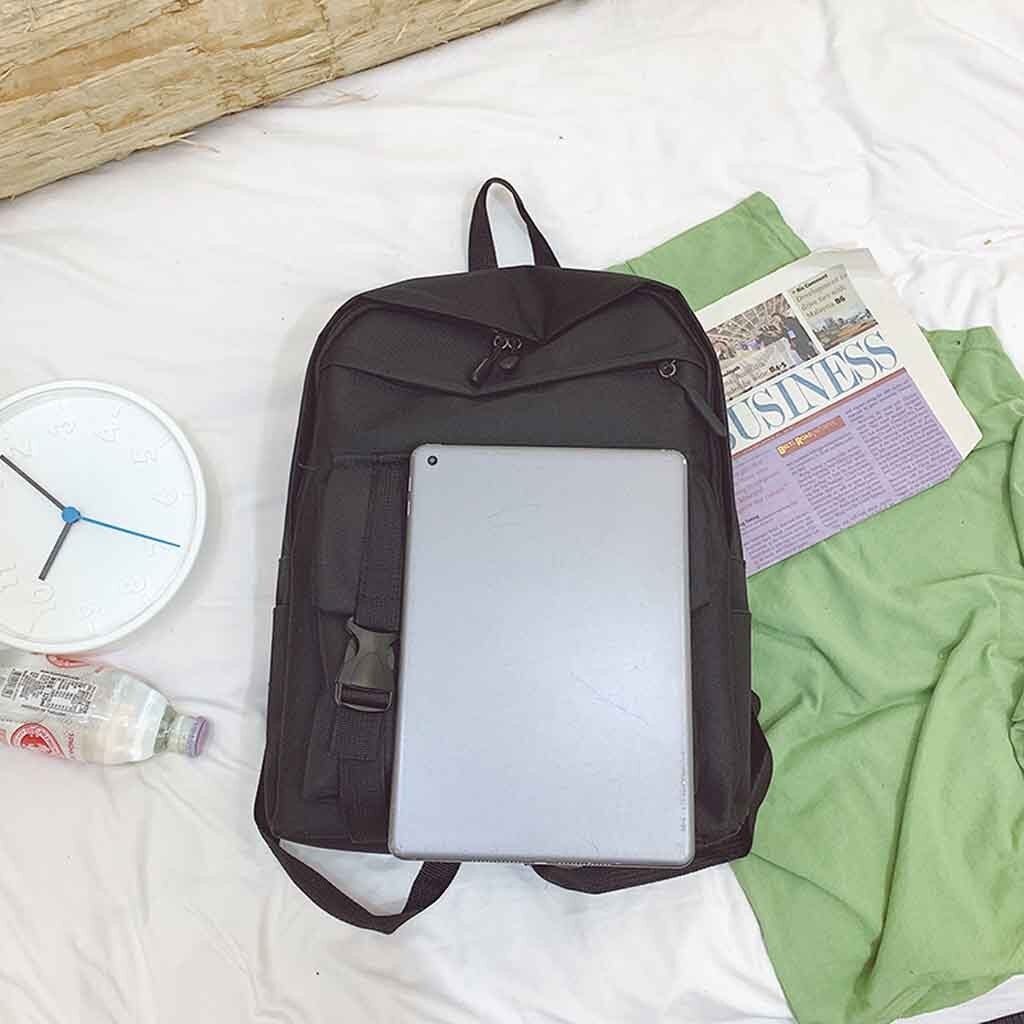 Nylon kvinnor ryggsäck skolväskor för tonåringar flickor preppy stil student ryggsäck kvinnliga ryggsäck mochilas feminina