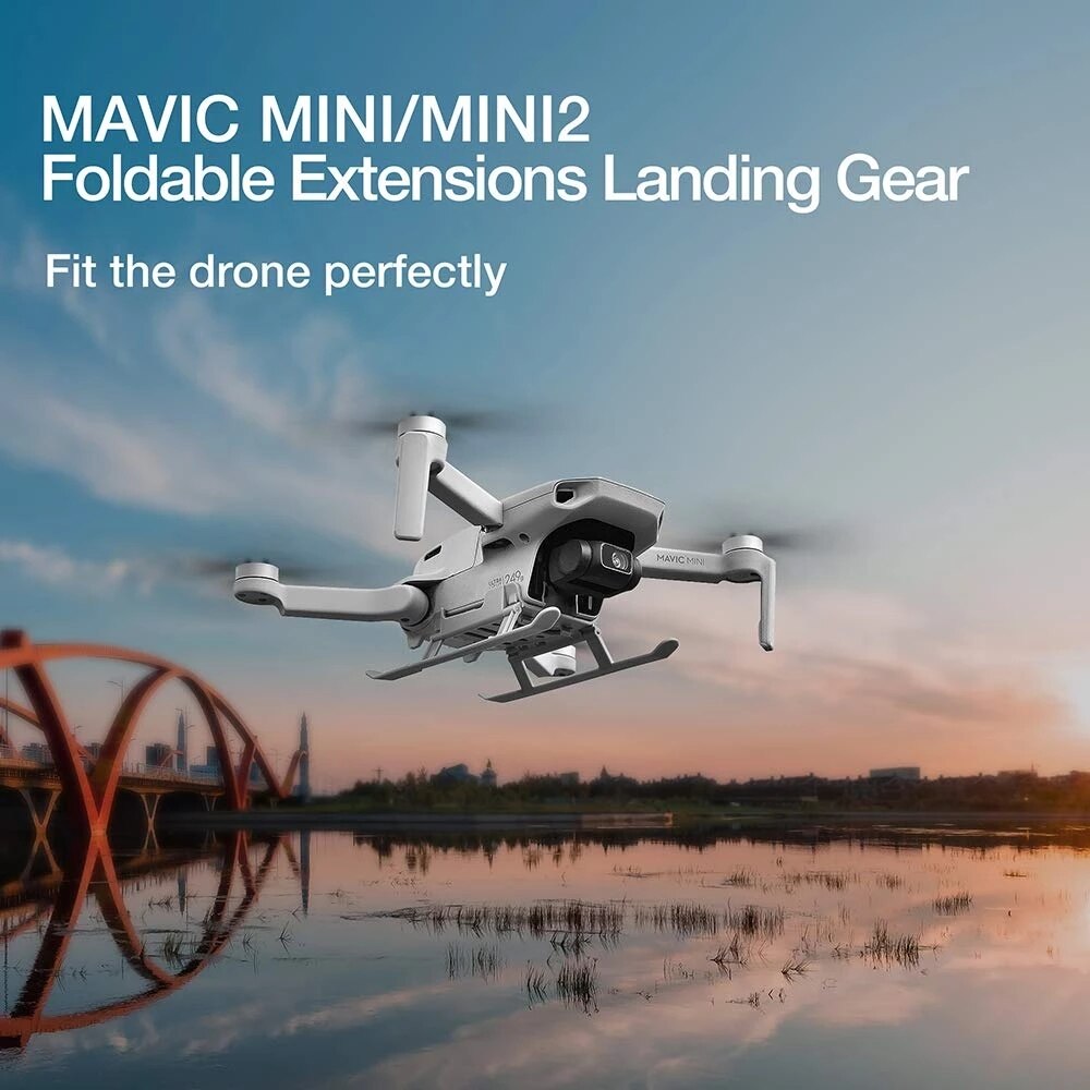 Mini 2 Drone Opvouwbare Landingsgestel Extended Hoogte Ondersteuning Beschermer Stand Skid Voor Dji Mavic Mini 2 Drone Accessoires
