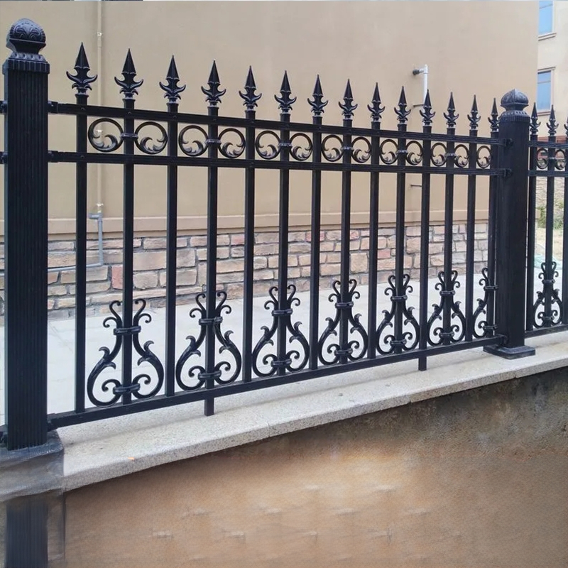 Garde-corps artistique en aluminium, clôture de cour de villa, balustrade murale domestique en alliage d'aluminium, clôture résidentielle, balcon, garde-corps chinois