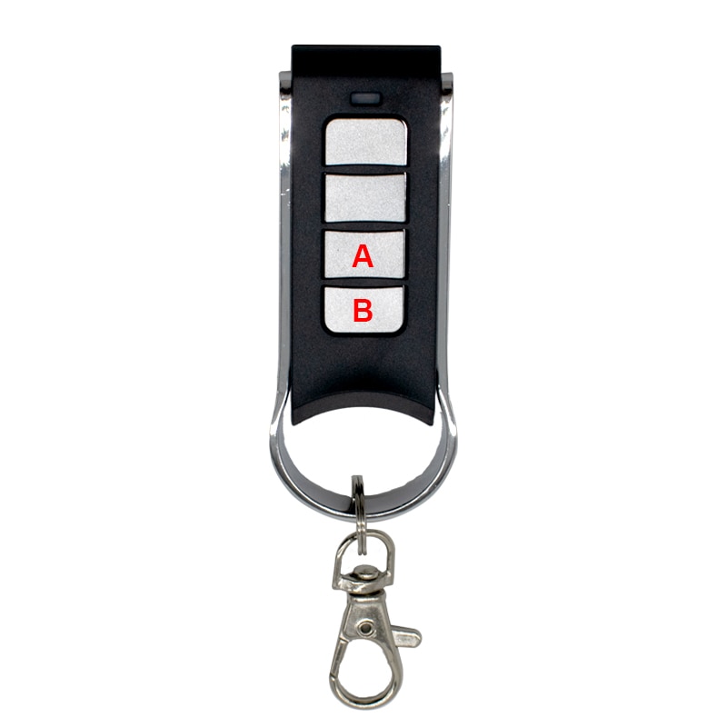 Clone ROGER Garage Door Remote Control for Roger TX22 H80 E80 TX54R TX52R Gate Opener 433.92MHz Fixed Code Keychain Style