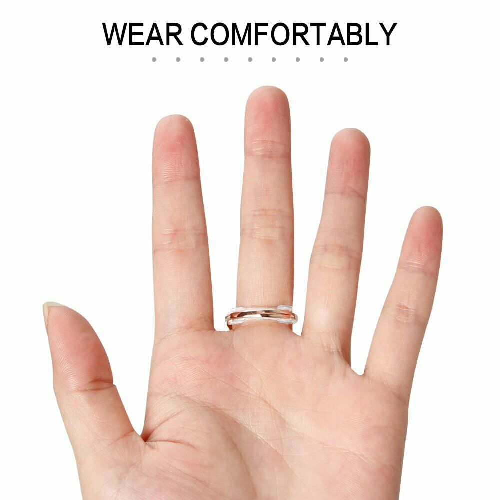 12Pcs Ring Größe Teller Invisible Klar Ring Sizer Schmuck Fit Minderer Schutz