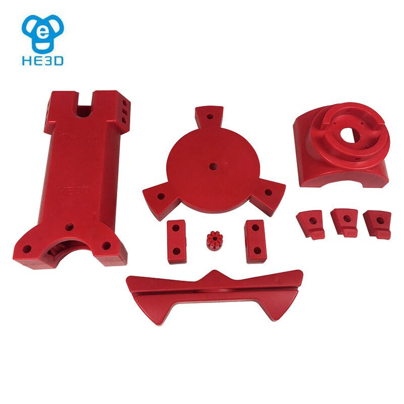 HE3D 3D Open source Portable Reprap Ciclop 3d scanner DIY injection molding red plastic parts