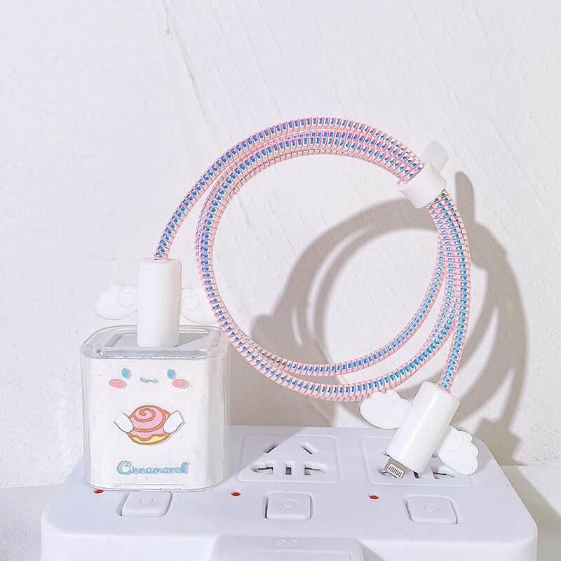 Nowa osłona kabla dla iPhone 12 11 szybkie ładowanie 18/20 W wtyczka ochraniacz kabel danych USB ochrona linii Sprial kabel ochronny: 09