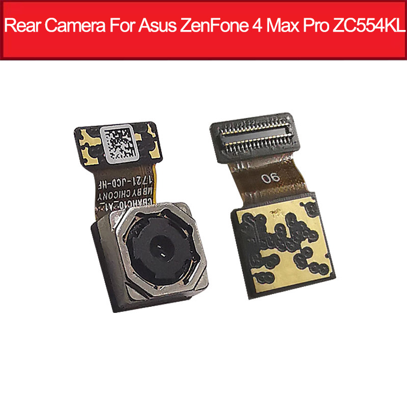 Bagerste hovedkamera til asus zenfone 4 max pro  zc554kl stort bagkameramodul flex kabel reparationsdele