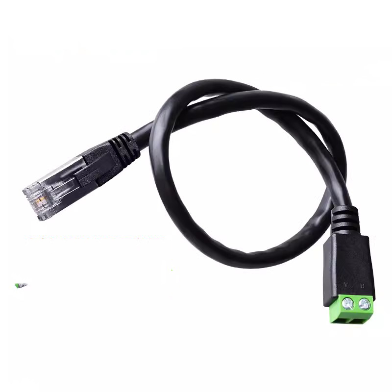 Rj45 zu 2 poliger 4 -poliger anschluss,  rs485 netzwerkkabel ,  rj45 stecker ,  rj45 stecker ,  zu 485 stecker-Splitter für cctv-dvr-verlängerungskabel