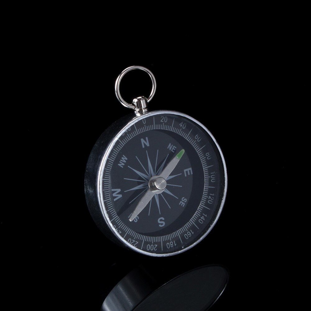 Pocket Mini Camping Hiking Compass Lightweight Aluminum Outdoor Travel Compass Navigation Outdoor Survival Tool