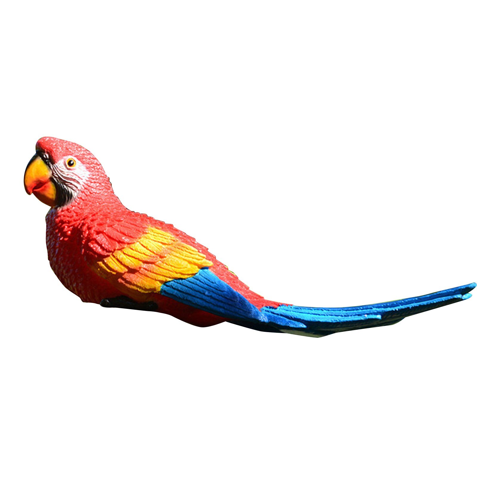 Estatua de loro colgante para decoración del hogar, estatua de loro colgante para Patio, jardín, árbol Interior, esculturas, adorno de jardín, 40 #: D