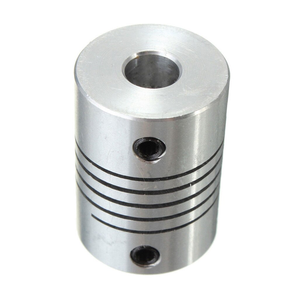 Justinlau Flexibele Askoppeling ID3/4/5/6/6.35/8Mm X OD19mm X L25mm Cnc Stappenmotor Koppeling Connector