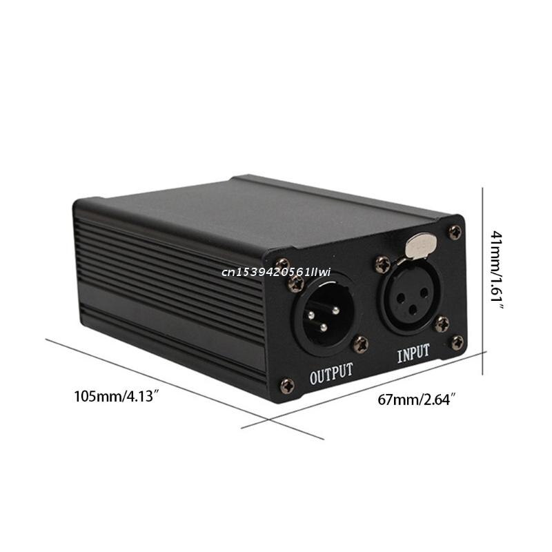 48V USB Phantom Vocal Recording Mic Built-in 2200mAh Battery