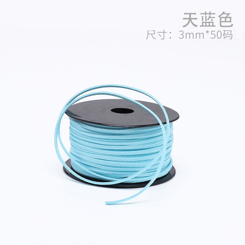 3mm 50 yards Koreaanse Touw Handgemaakte Kunstmatige Bloem DIY Materiaal Sieraden Accessoires Cake Decoratie Bloem Verpakking Koord 16 kleur: 11