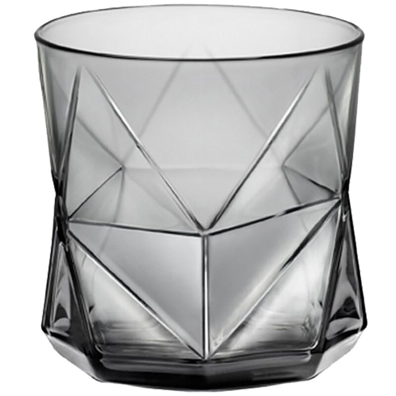 Creatieve Kleur Glas Huishouden Hittebestendige Thee Water Cup Sap Drinkware Persoonlijkheid Whisky Bier Wijn Glas Grijs 50JB033