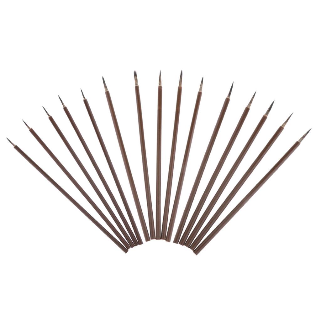 Micro Detail Paint Brush Set, 5Pcs Detail Painting Kit Miniature Art Brushes