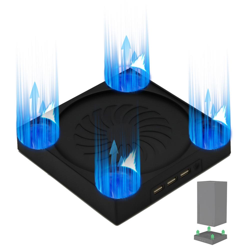 ABS Console Cooling Fan External USB Cooler For Xbox Series X Console Cooler With External USB Port: Default Title