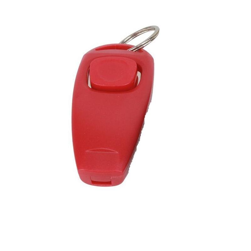 Pet training clicker pet click trainer training hund clicker tog hund kat hest kæledyr: Rød