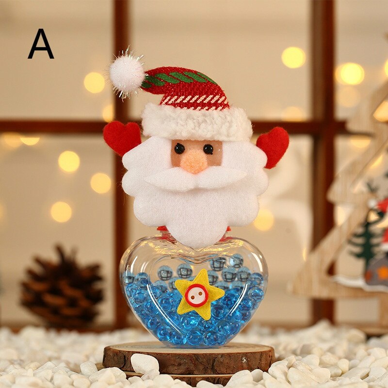 Christmas Candy Jar Christmas Mini Old Man Candy Jar Christmas Cartoon Candy Jar Does not include candy: A
