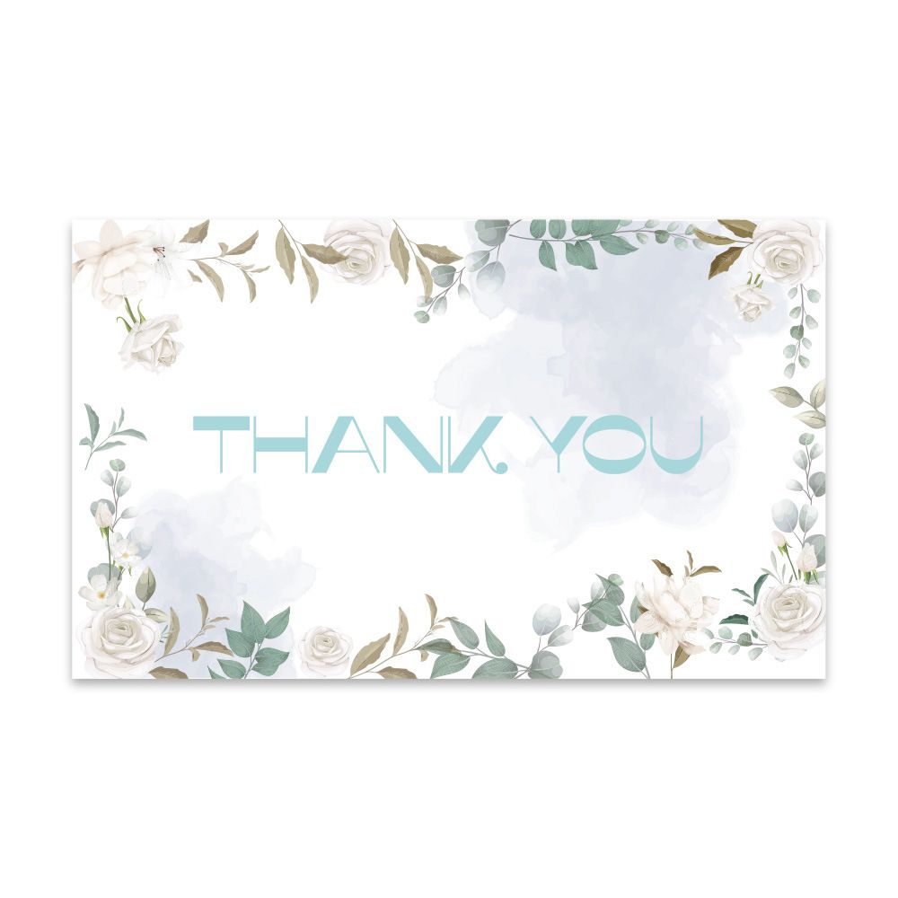 30Pcs Dank U Voor Ondersteunende Mijn Kleine Visitekaartjes Marbling Bedankt Cardstock Cadeaupapier Pakket Insert: Type 18