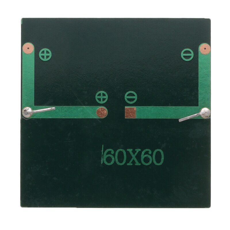 1pc Mini Solar Panel 2V 80mA 0.08A 0.16W 60*60mm For Mini Solar Panel Charging And Electricity Generation