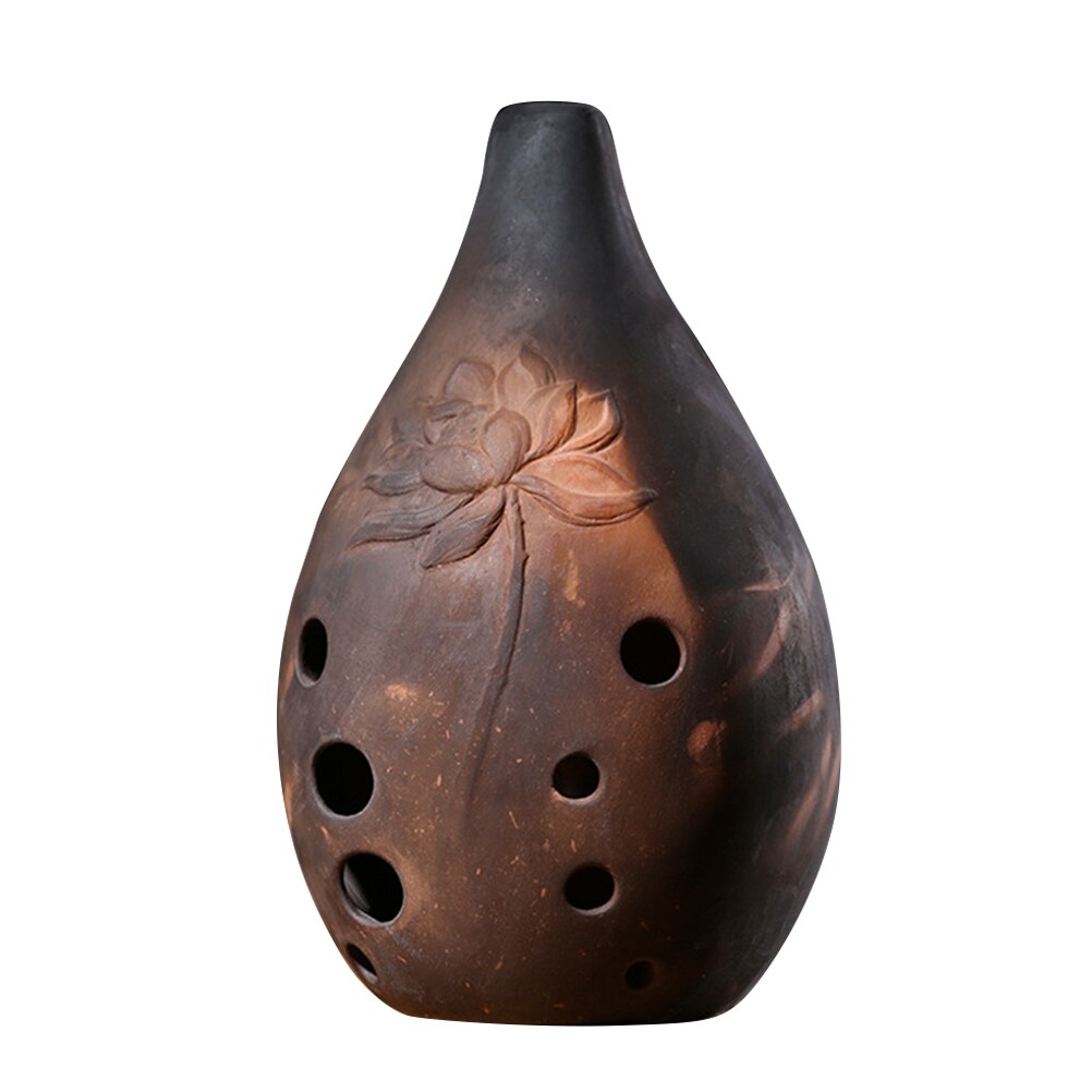 1pc kinesisk fløyte 10 hull xun instrument keramisk ocarina gammelt musikkinstrument for nybegynnere artister utøvere: F-tast