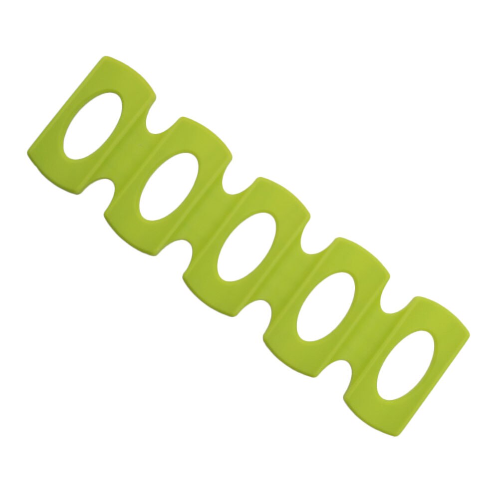 Silicone world Cans Beer Tank Fridge Silicone Pads Tile Cushion Foldable Wine Bottle Rack Space Saver Stacking Organizer Tools: light green