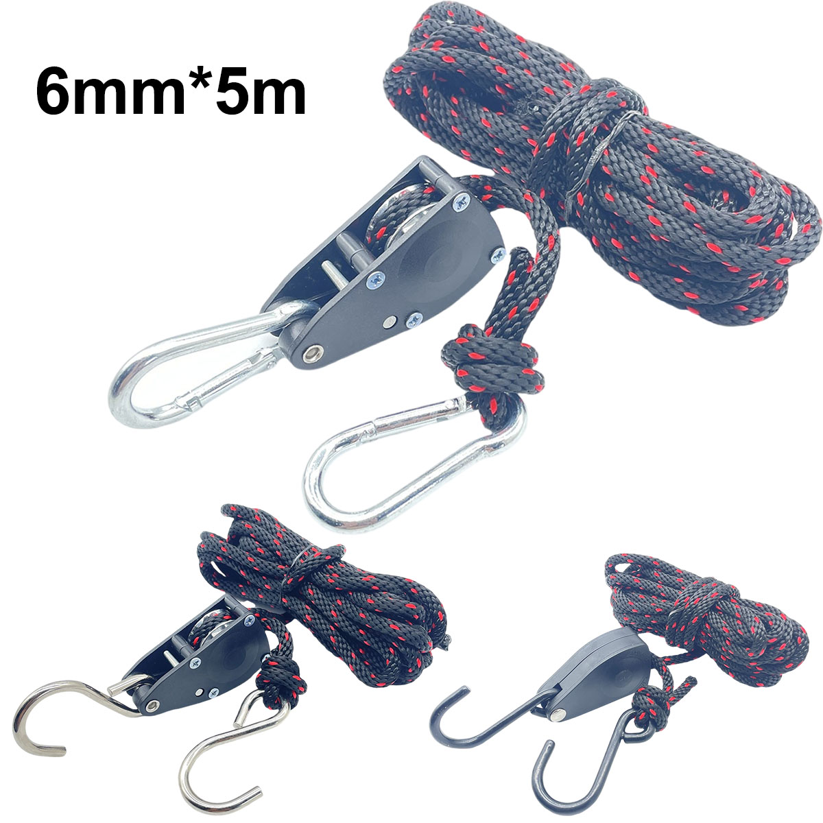 Max 68kg 6mm 5m Outdoor Tent Tie Down Rope Camping... – Grandado