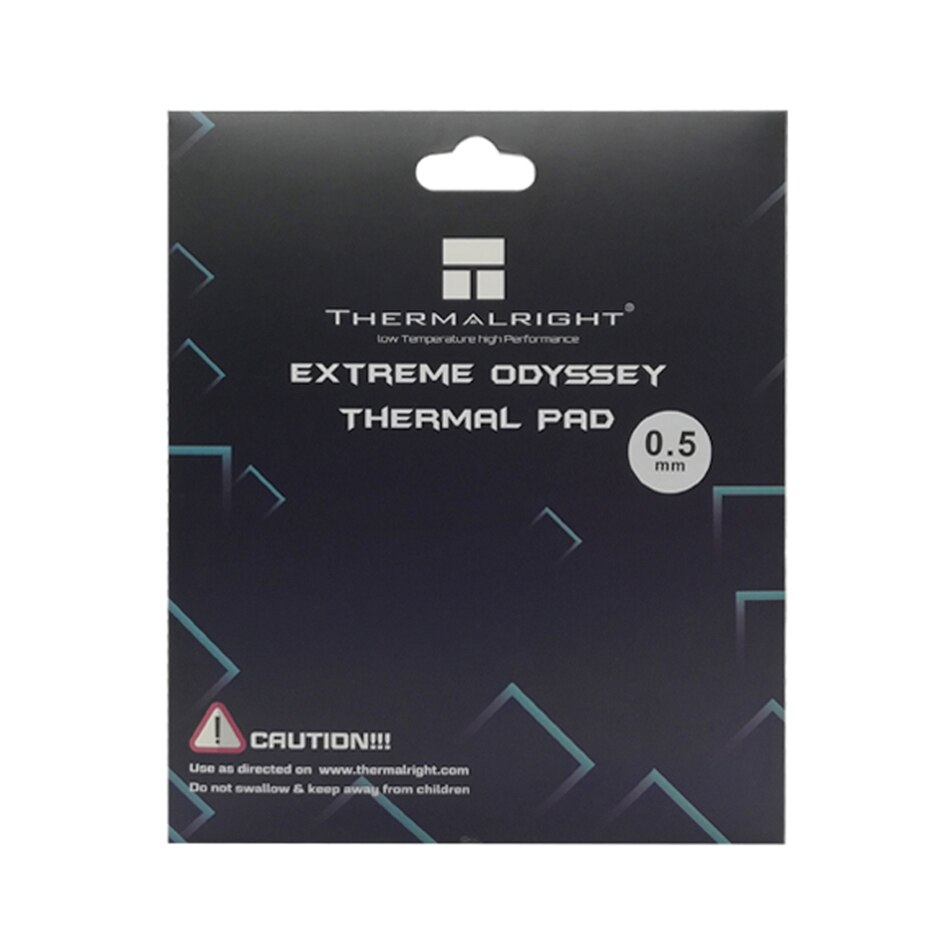 Thermalright ODYSSEY Thermal Pad on-conductive Silicone grease pad 12.8W/mK for GPU/RAM/Motherborad/SSD 120x120mm Original pad: 120x120x0.5mm