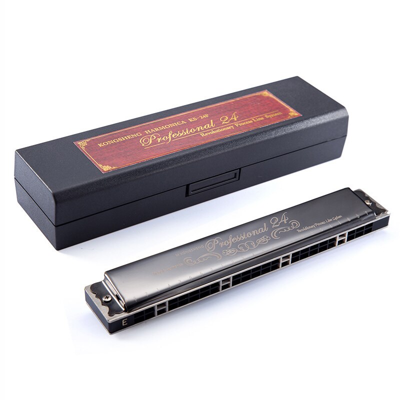 Harmonica 24 Holes Tremolo Harmonica Metal Mini Mu... – Grandado