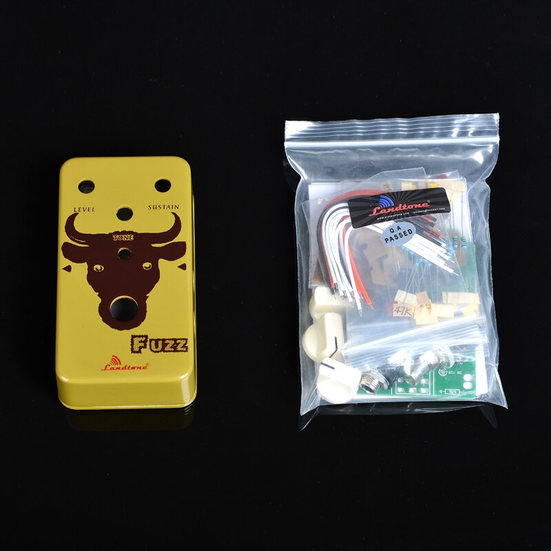 Make Your Own Fuzz Guitar Pedal All Kits Case With 1590B Stomp Box Landtone: LT-FZ-G02