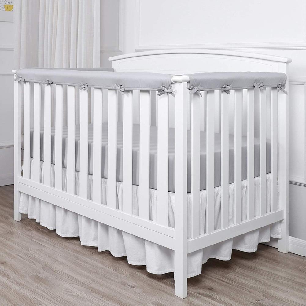 3 Stuk Gedrukt Baby Cover Baby Veilig Verpleging Wrap Beschermende Bumper Crib Anti Collision Rail Tandjes Guard Cribs Side baby