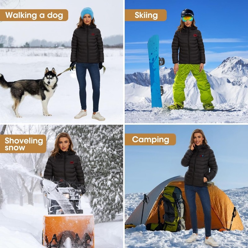 Verwarmd vest USB 9-zone verwarmd mouwloos jack Buitenverwarming Constante temperatuur Verwarming Verwarmd vest voor mannen en vrouwen M-4XL