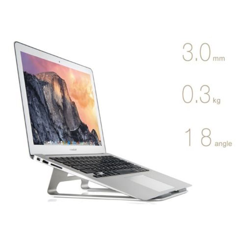 Aluminium Laptop Stand Tablet Houder Cooling Bureau Pad Notebook Slanke Metalen Beugel Voor Laptap voor MacBook Pro Air 11 te 15 inch