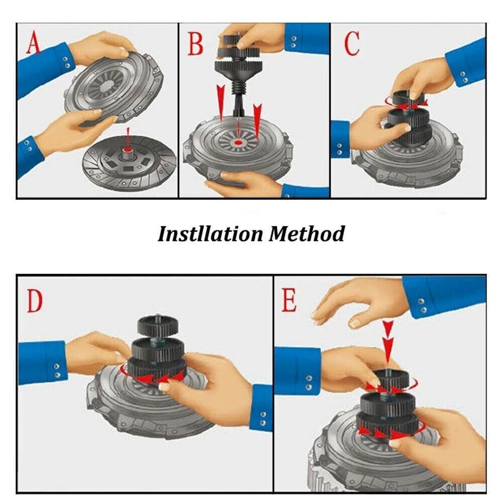 Auto Clutch Alignment Dismantle Tool Hole Corrector Universal Alignment Anti-slip Centering Disassembly Tool Car Repair Fix