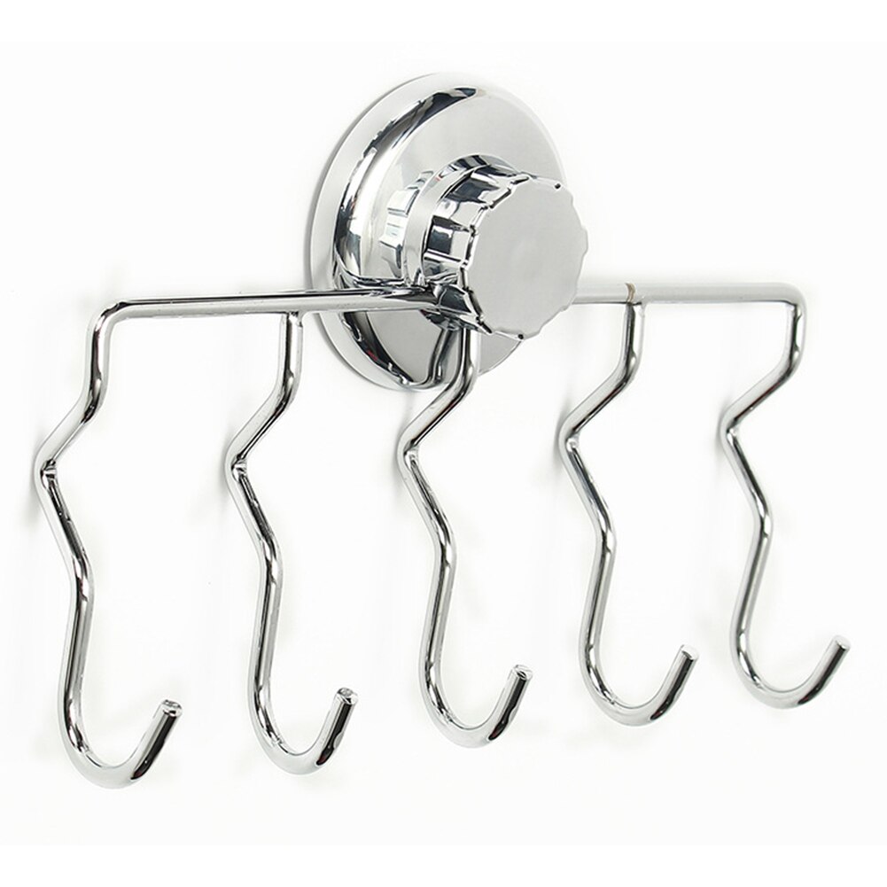 Wandmontage Keuken Rvs Zuignap No-Boren Houder Badkamer Chrome Handdoek Ring Accessoire Hardware