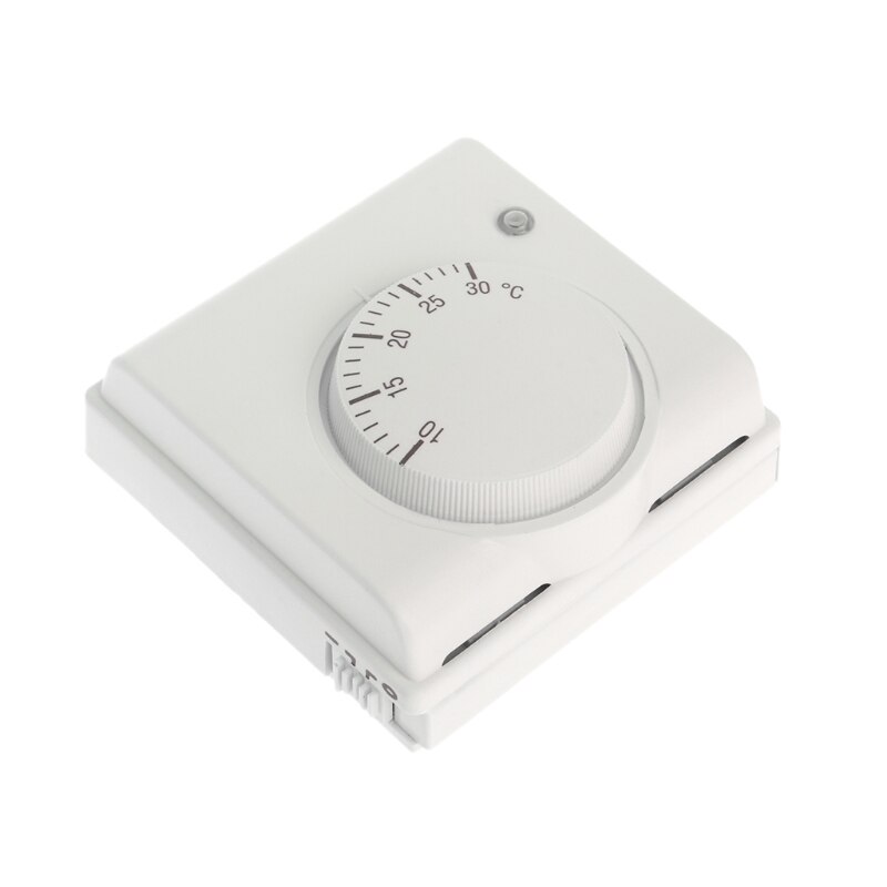 220v 6a mekanisk rumstermostat temperaturregulator luftkonditionering och golvpanna uppvärmning