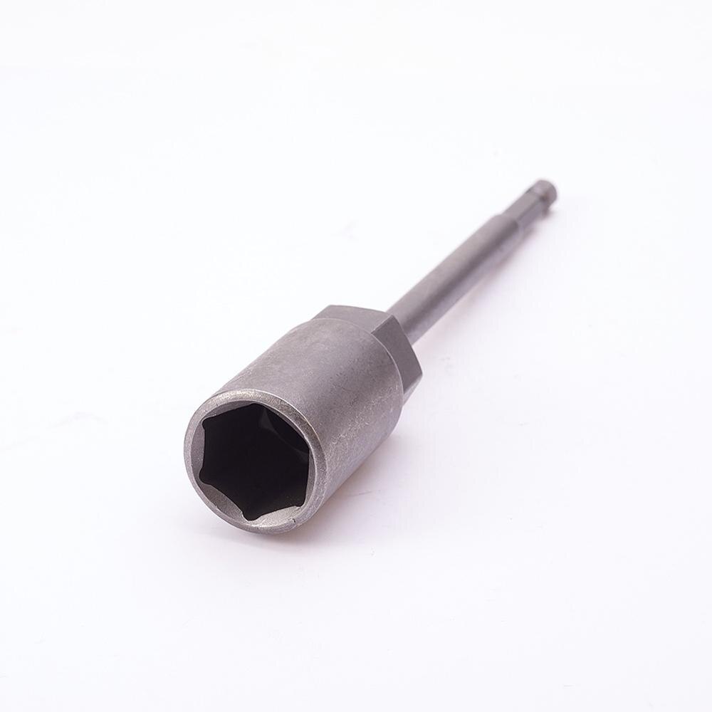 1/4 " drev 7 ~ 17mm sekskantede fatninger 150mm totallængde metalstødmøtrik sætter driver socket bit håndværktøjssæt 1 ~ 5 stk.