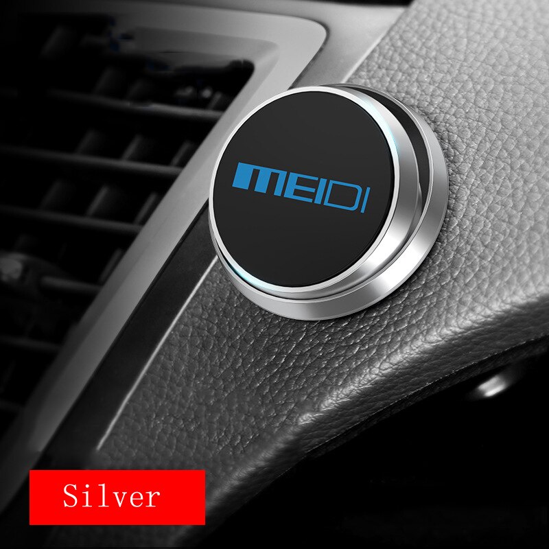 Auto Telefon Halterung Instrument Tafel Lenkrad Halterung für Huawei Xiaomi IPhone Magnetische Smartphone Halterung: Silber-  1