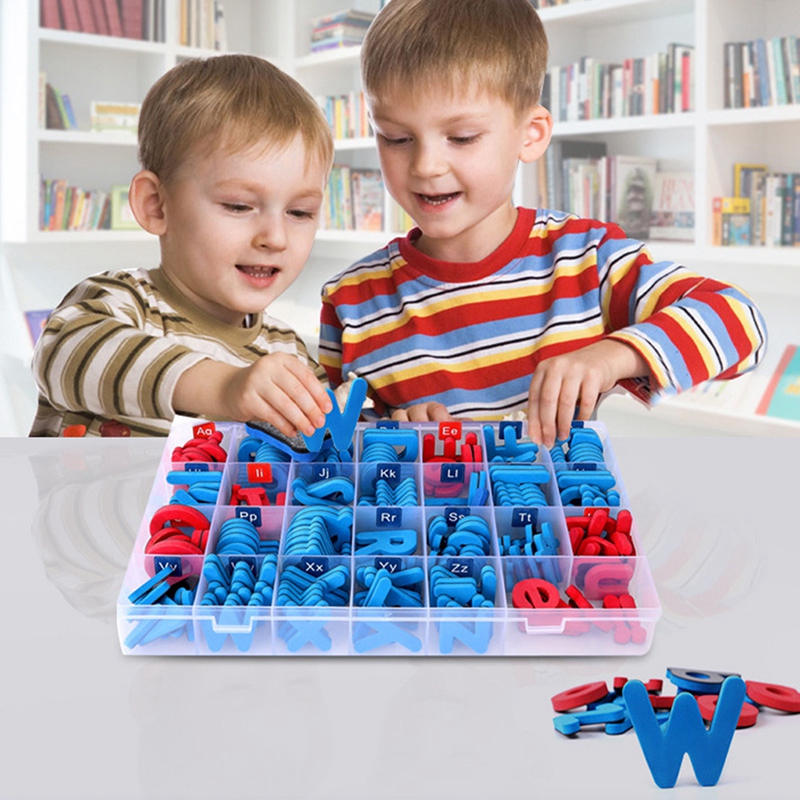 216 -teiliges netic-alphabet-buchstaben-set mit netic-tafel, abc-groß- und kleinbuchstaben für kinder zum erlernen der rechtschreibung