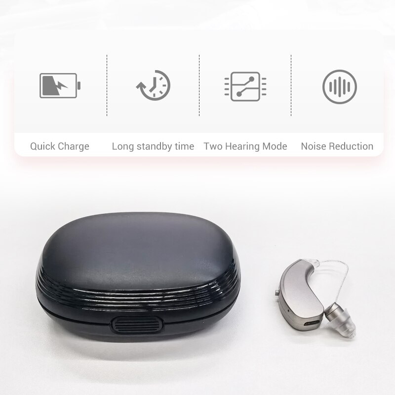 Rechargeable Hearing Aids Noise Reduction Invisibl... Grandado