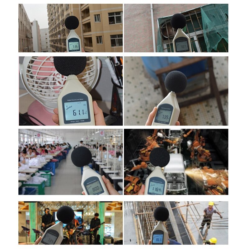 Decibel Meter Digitale Lcd Sound Level Meter 30-130DB(A/C) bereik Draagbare Noise Tester Db Meter Decibel Meting