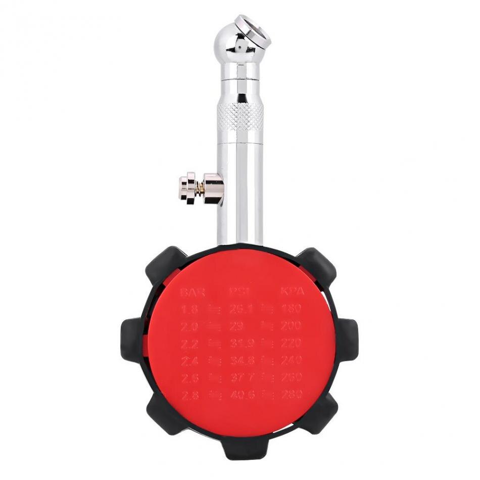 Medidor de presión de aire Manual para neumáticos de mano probador herramienta de diagnóstico manómetro 0-100 PSI para coche bici camión motocicleta
