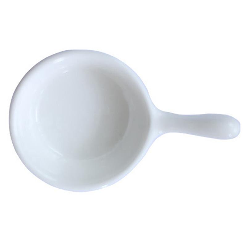 Multicolor Keramische Saus Schotel Effen Kleur Dompelen Plaat Kruiden Gerecht Saus Saus Schotel Kruiden Plaat Voor Home Restaurant: WHITE