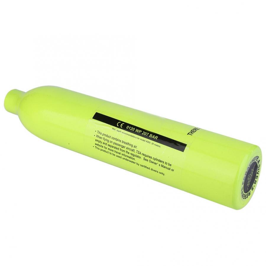 Dykkerudstyr tilbehør mini scuba ilt cylinder flaske 85 liter silikone dykker ilt dykkerudstyr
