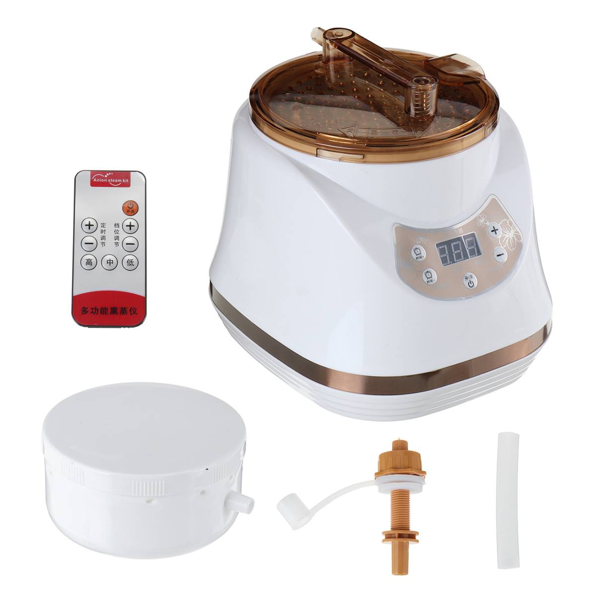 2.8L Sauna Generator Stoomgenerator Afstandsbediening Krachtige Begassing Machine Thuis Stoomboot Therapie Geschikt Voor Vaten Verwarming